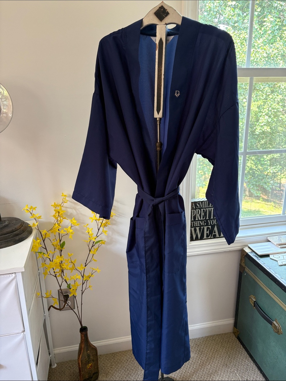 Vintage Christian Dior Monsieur Silk Robe